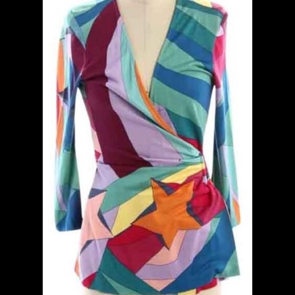Diane Von Furstenberg  mauputi Wonder Woman top size 4
